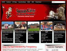 Tablet Screenshot of loupcitypublicschools.org